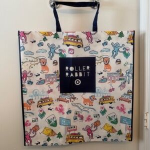 Roller Rabbit x Target Large Illustrated Reusable Shopping Bag - NEW